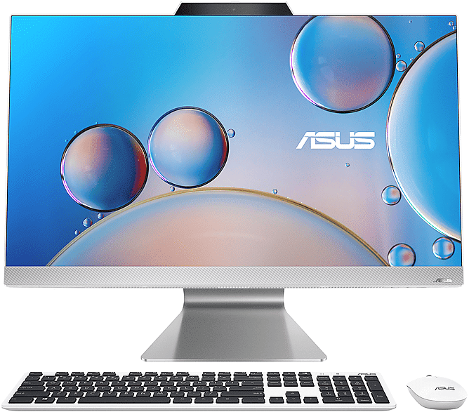 asus f3702wfak-wa002w aio, 27 pollici, amd ryzen5 7520u , 16 gb, 512 gb ssd, white