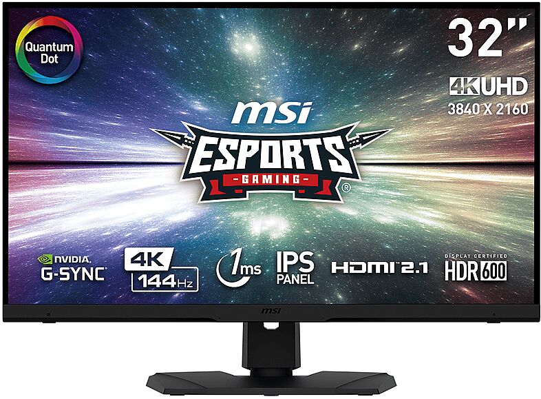 MSI Optix MPG321UR QD MONITOR, 32 pollici, UHD 4K, 3840 x 2160 Pixel