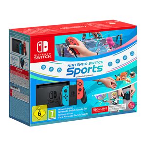 Nintendo Switch Sports bundle , Neon/Red