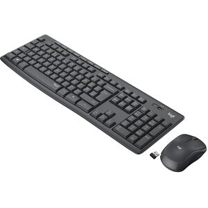 Logitech Tastiera + Mouse  MK 295 Graphite