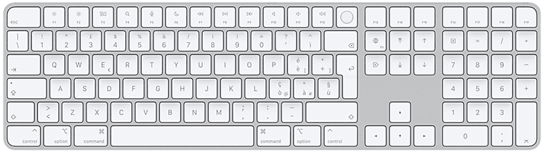 Apple Tastiera Magic Keyboard con Touch ID e tastierino numerico