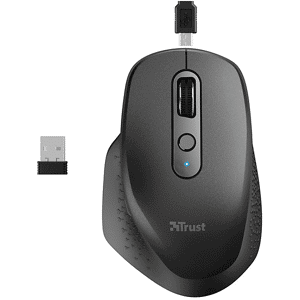 Trust MOUSE WIRELESS  OZAA RECHAR. BLACK