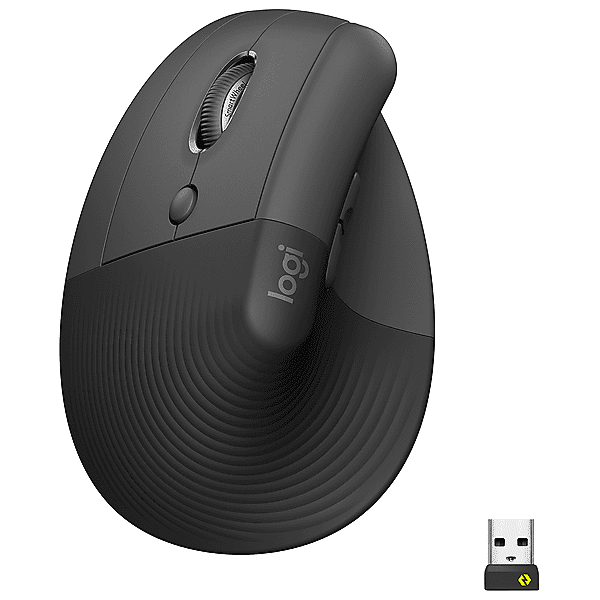 logitech mouse wireless  lift vertical left