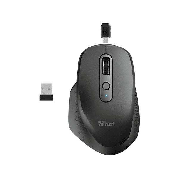 trust mouse wireless  ozaa rechar. black