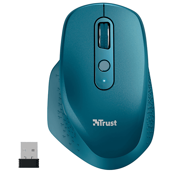 trust mouse wireless  ozaa rechar blue