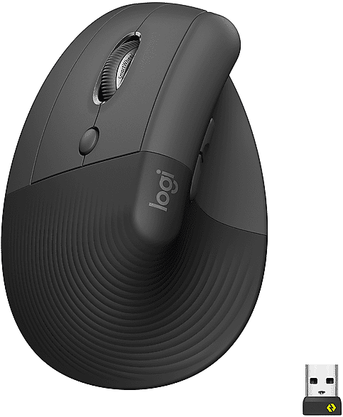 logitech mouse wireless  lift vertical left