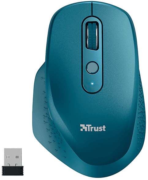 trust mouse wireless  ozaa rechar blue