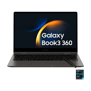 Samsung Galaxy Book3 360 16GB 512, 13,3 pollici, processore Intel® Core I7 1360P (Evo), INTEL Iris Xe Graphics, 16 GB, 512 GB SSD, Graphite