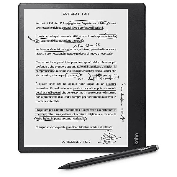 kobo lettore e-book  elipsa 2e