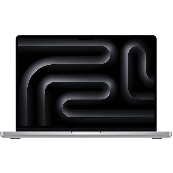 apple macbook pro 14'', chip m3, 8 cpu 10 gpu, 512gb, argento