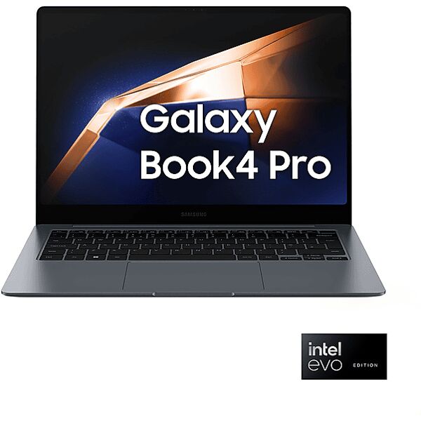 samsung galaxy book4 pro , 14 pollici, processore intel® core ultra 5 125h , intel arc graphics, 16 gb, 512 gb ssd, gray