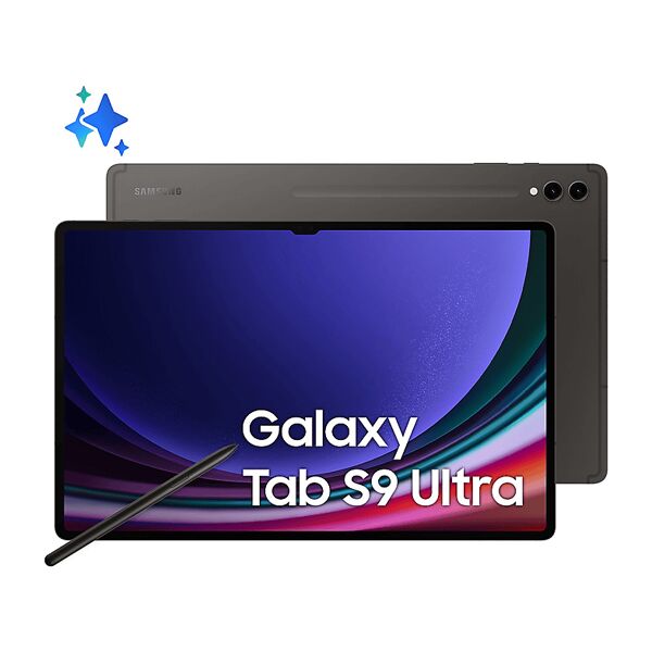 samsung tablet  galaxy tab s9 ultra 12+256gb wifi, 14.6 pollici graphite