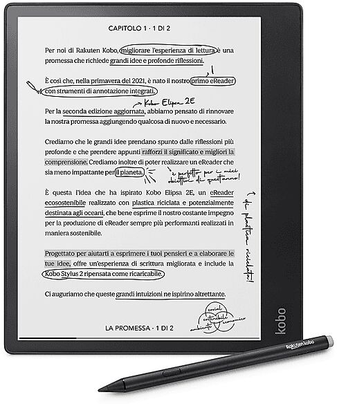 kobo lettore e-book  elipsa 2e