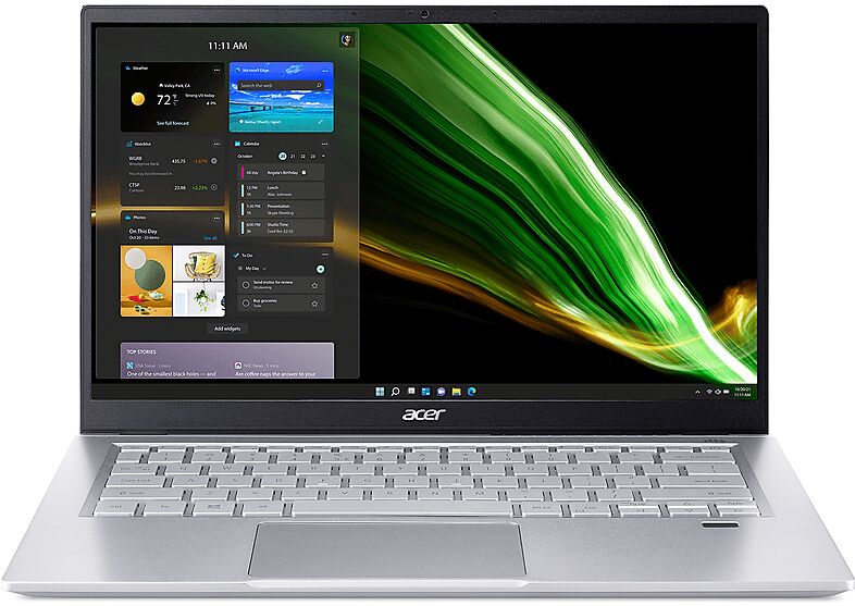 acer swift 3 sf314-43-r8mg, 14 pollici, processore amd ryzen 5 5500u, radeon graphics, 16 gb, 512 gb ssd, silver