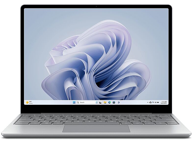 microsoft surface laptop go3, 12,45 pollici, processore intel® core i5 1235u, intel iris xe graphics, 16 gb, 256 gb ssd, platinum