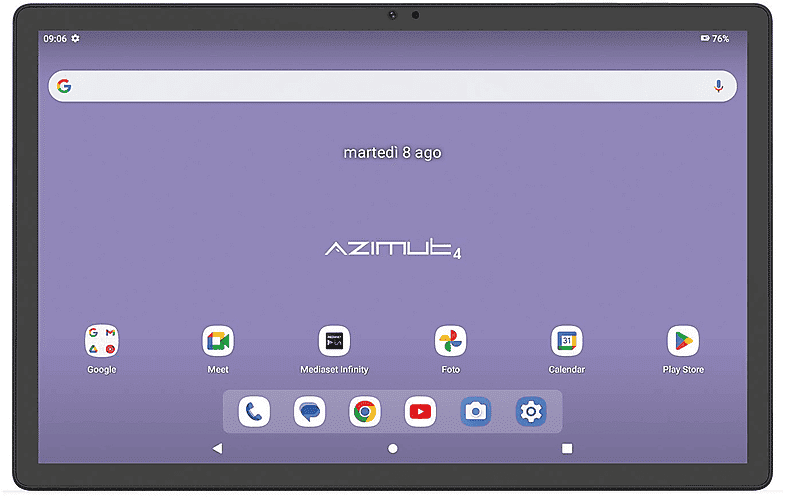 mediacom tablet  smartpad azimut4 6/128, 128 gb, 4g (lte), 10,51 pollici, grey