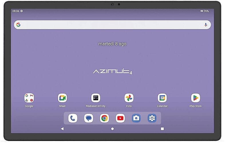 mediacom tablet  smartpad azimut4 8/128, 128 gb, 4g (lte), 10,51 pollici, grey