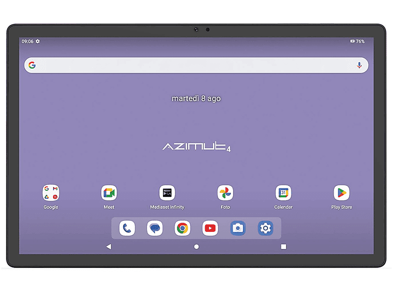 mediacom tablet  smartpad azimut4 6/128, 128 gb, 4g (lte), 10,51 pollici, grey