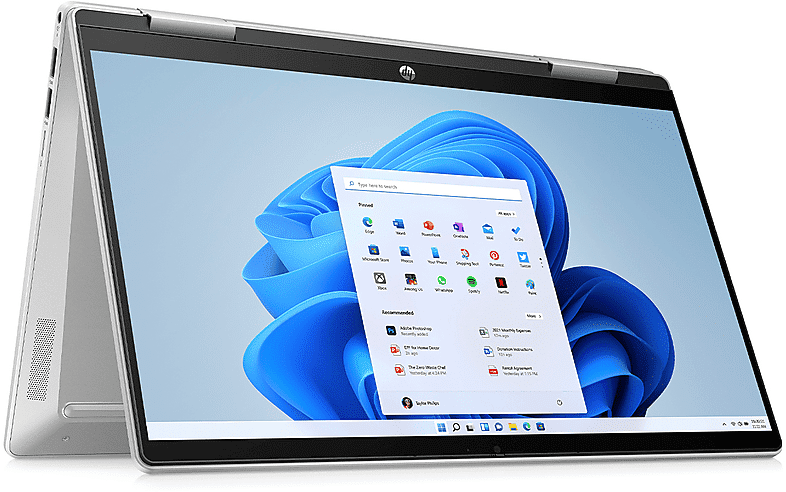 hp pavilion x360 14-ek1022nl convertibile 2 in 1, 14 pollici, processore intel® core i3 1315u, 8 gb, 512 gb ssd, silver