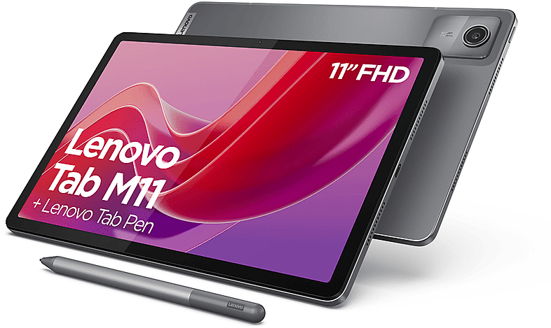 lenovo tablet  tab m11, 128 gb, 10,95 pollici, luna grey