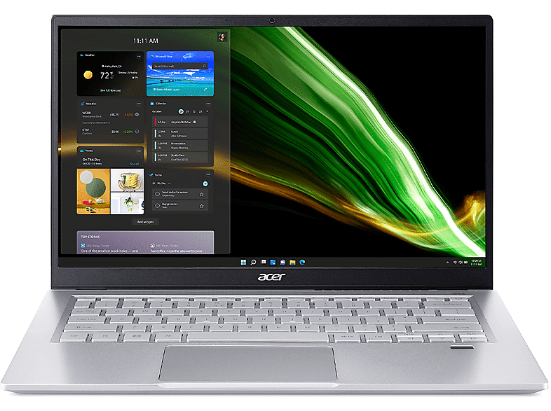 Acer SWIFT 3 SF314-43-R90U, 14 pollici, processore AMD Ryzen 7 5700U, Radeon Graphics, 16 GB, 512 GB SSD, Silver