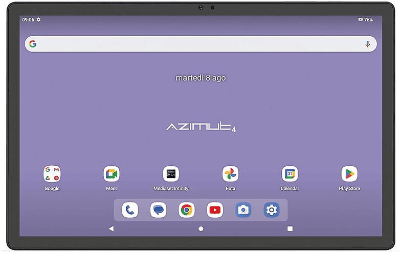 Mediacom Tablet  SMARTPAD AZIMUT4 6/128, 128 GB, 4G (LTE), 10,51 pollici, Grey