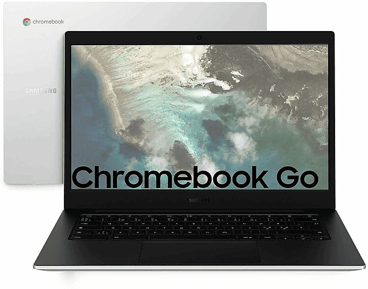 Samsung Galaxy Chromebook Go, 14 pollici, processore Intel® Celeron N4500, INTEL UHD Graphics, 8 GB, 64 GB eMMC, Gray