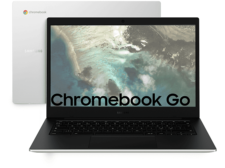 Samsung Galaxy Chromebook Go, 14 pollici, processore Intel® Celeron N4500, INTEL UHD Graphics, 4 GB, Silver