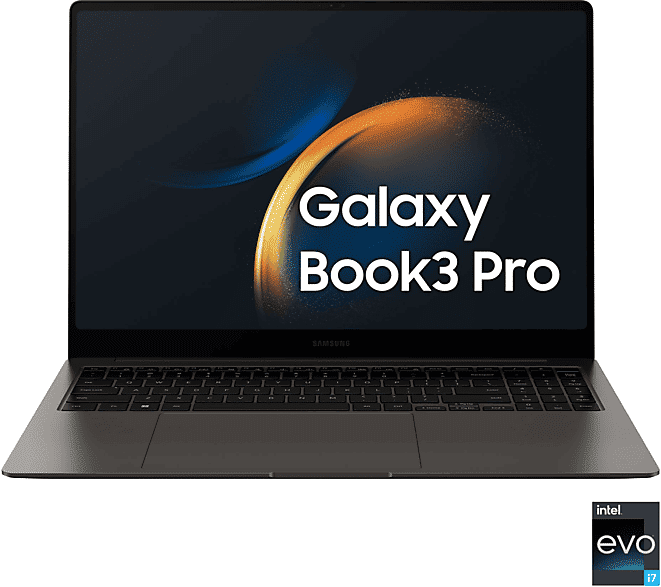 Samsung Galaxy Book3 Pro, 16 pollici, processore Intel® Core I7 1360P (Evo), INTEL Iris Xe Graphics, GB, 512 GB SSD, Graphite