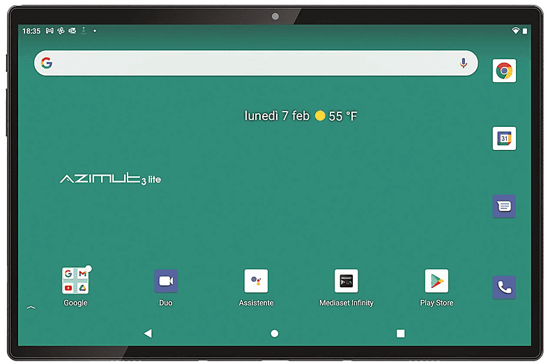 Mediacom Tablet SMARTPAD AZIMUT3 LITE, 64 GB, 4G (LTE), 10,1 pollici, TUNGSTEN