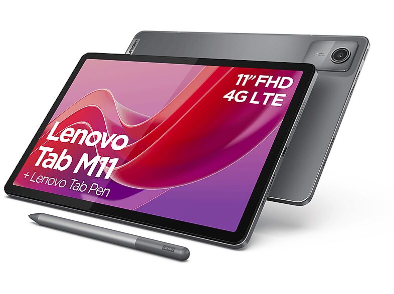 Lenovo Tablet TAB M11, 128 GB, 4G (LTE), 11 pollici, LUNA GREY