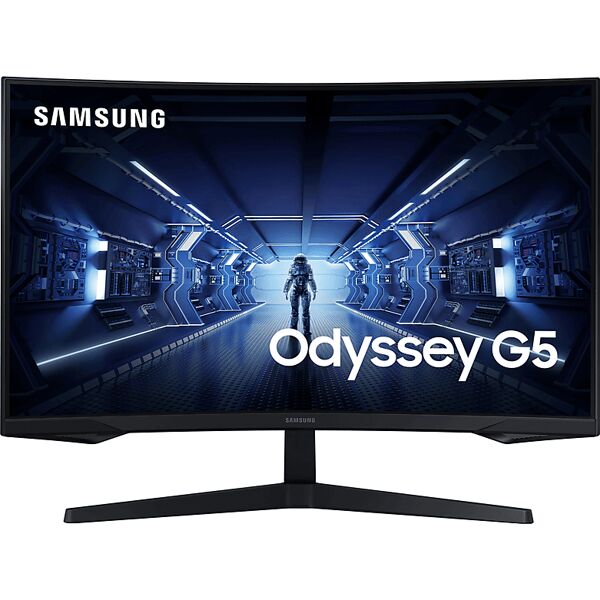 samsung odyssey g5 - g55t monitor, 27 pollici, wqhd, 2560 x 1440 pixel