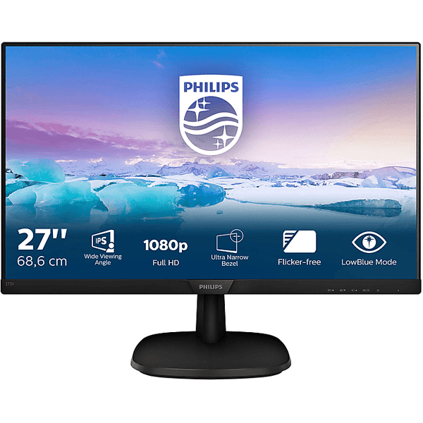 philips 273v7qdab monitor, 27 pollici, full-hd, 56-76 hz