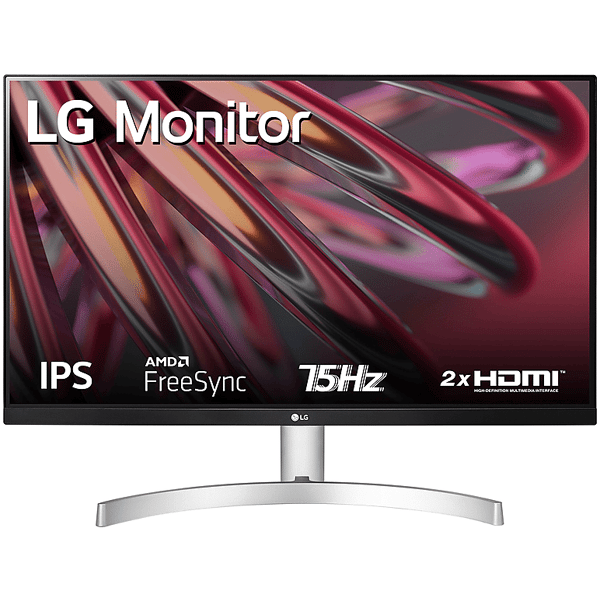 lg 27mk60mp-w monitor, 27 pollici, full-hd, 75 hz