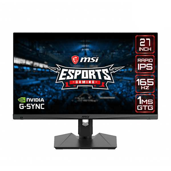 msi optix mag274qrf-qd monitor, 27 pollici, wqhd, 2560 x 1440 pixel