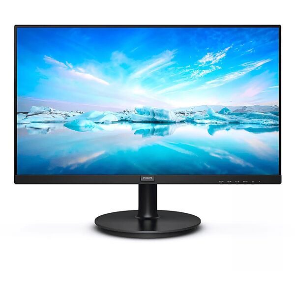 philips 241v8l monitor, 24 pollici, full-hd, 48-75 hz