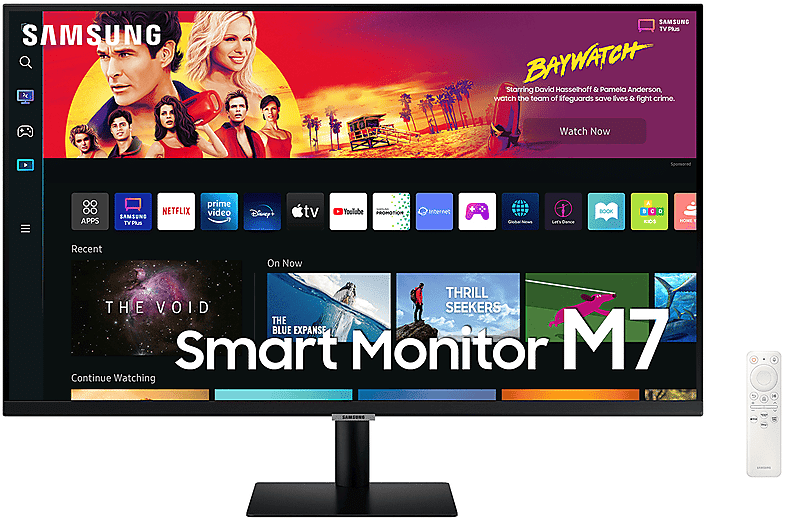 samsung smart monitor m70b 32'' monitor, 32 pollici, uhd 4k, 3840 x 2160 pixel