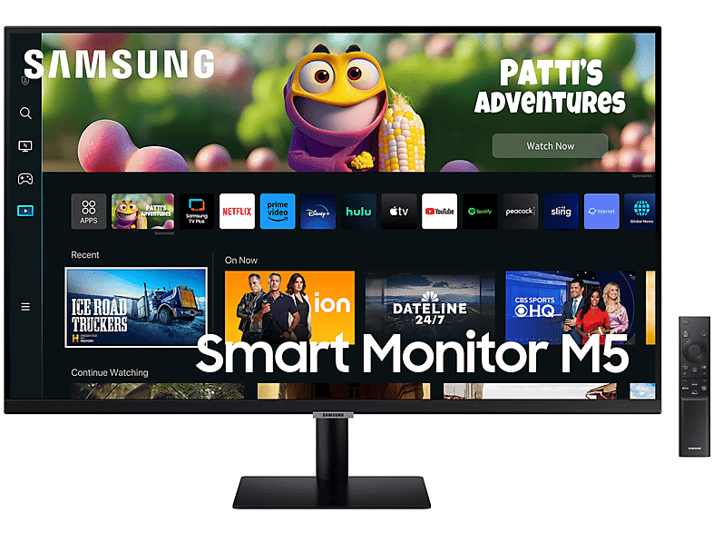 samsung smart monitor m50c 32'' monitor, 32 pollici, full-hd, 1920 x 1080 pixel