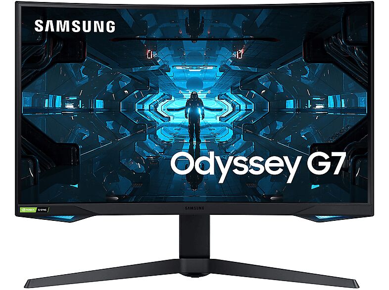 samsung odyssey g7 - g75t 27'' monitor, 27 pollici, wqhd, 2560 x 1440 pixel