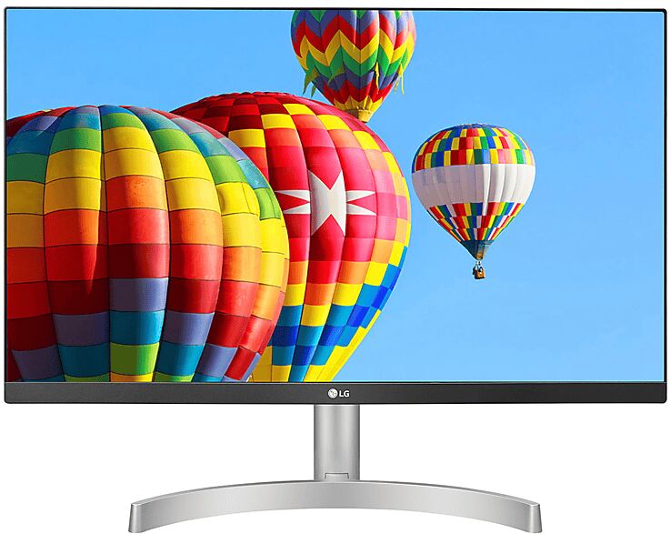 lg 24mk600m-w monitor, 24 pollici, full-hd, 1920 x 1080 pixel