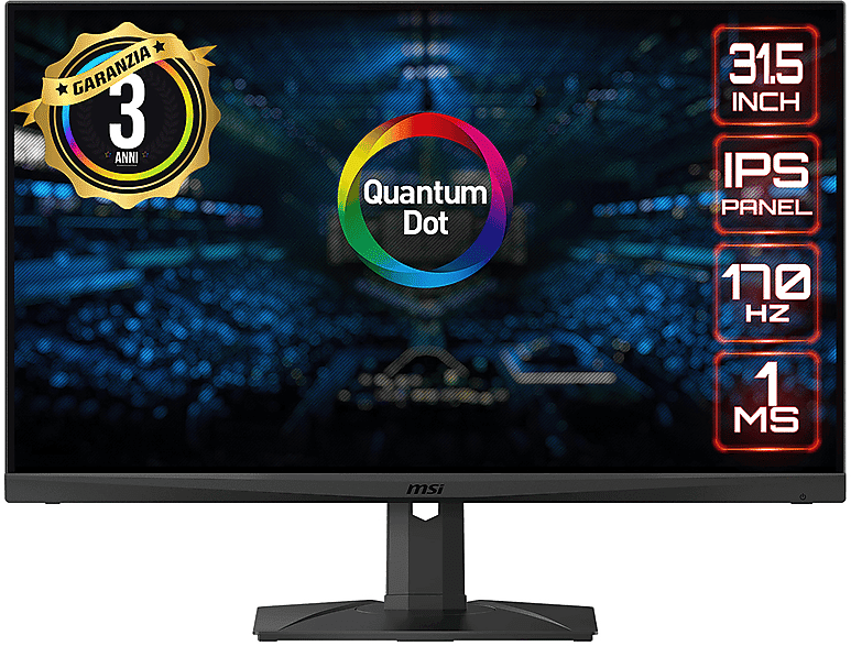 MSI MAG321QR QD MONITOR, 31,5 pollici, WQHD, 2560 x 1440 Pixel