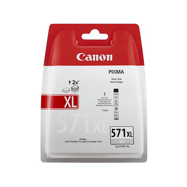 canon cartuccia ink cli-571xl grigio blis