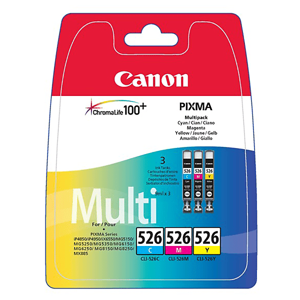 canon cli-526cmy multipack