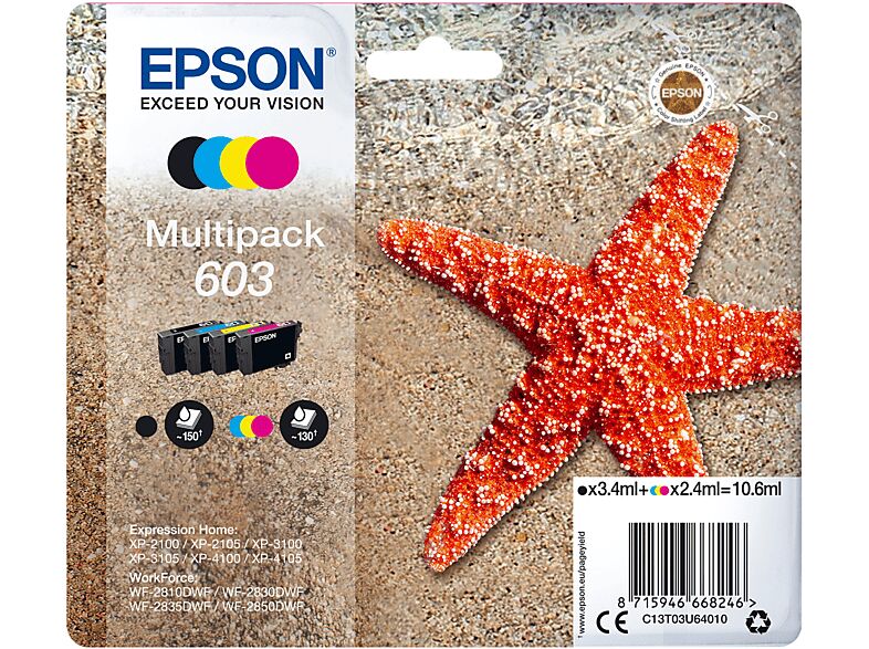 epson multipack stella marina 603 bk/cmy