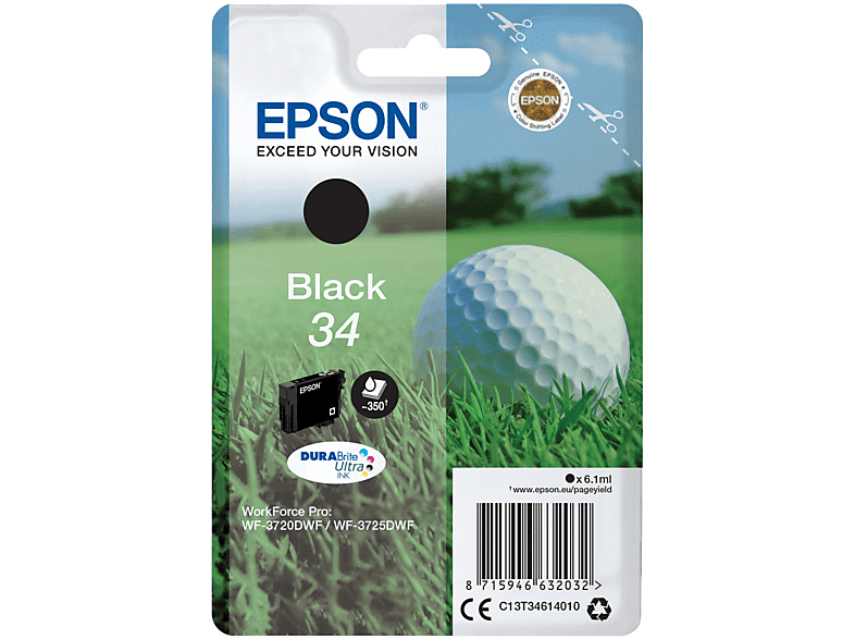 epson ink pallina golf 34bk