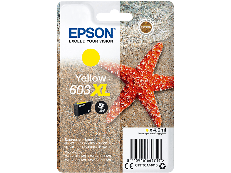 Epson CART.INK STELLA MARINA 603XL GIALLO