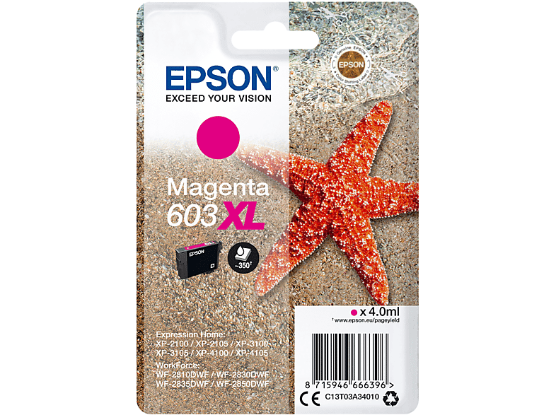 Epson CART.INK STELLA MARINA 603XL MAGENT