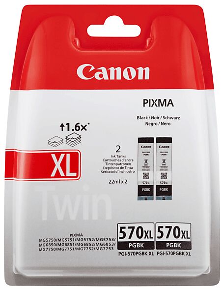 Canon PGI-570XL BK 2PACK