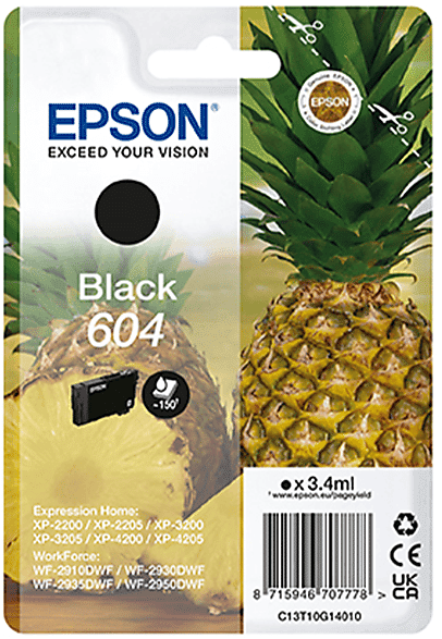 Epson CARTUCCIA ANANAS 604 NERO