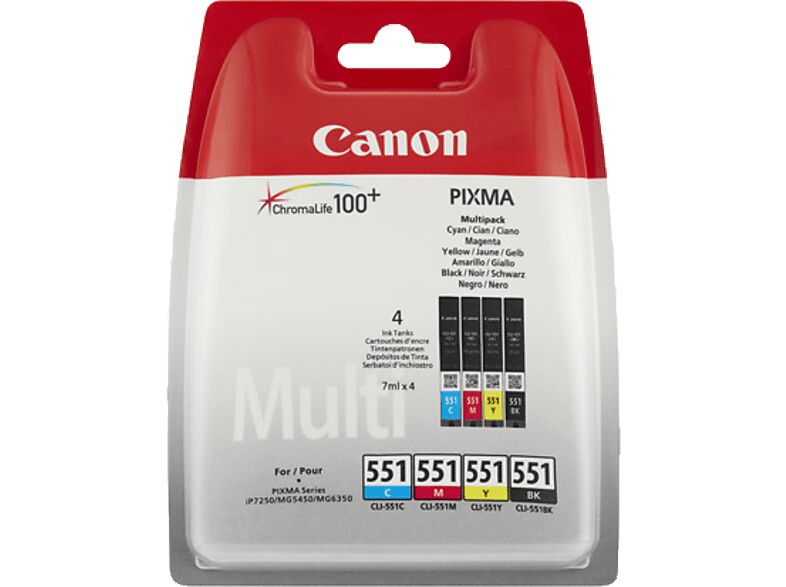 Canon KIT 4 CARTUCCE CLI-551